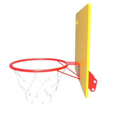 Кольцо баскетбольное №5 со щитом и крепежом на стойки Качели